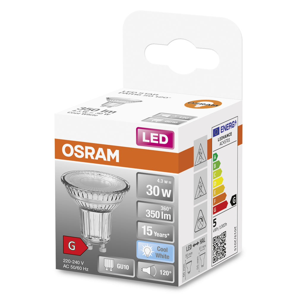 LED downlight 4.3W IP20 4000K 120° – zápustné LED svietidlo OSRAM