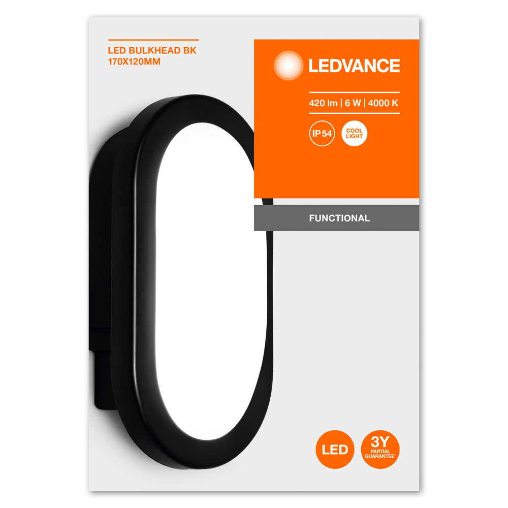 LED nástenné svietidlo 6W IP54 4000K 120° – nástenné LED svietidlo LEDVANCE
