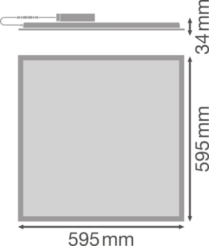 LED panel 156W IP50 110° – LED stropný panel LEDVANCE