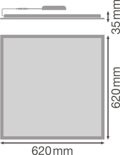LED panel 297W IP40 120° – LED stropný panel LEDVANCE