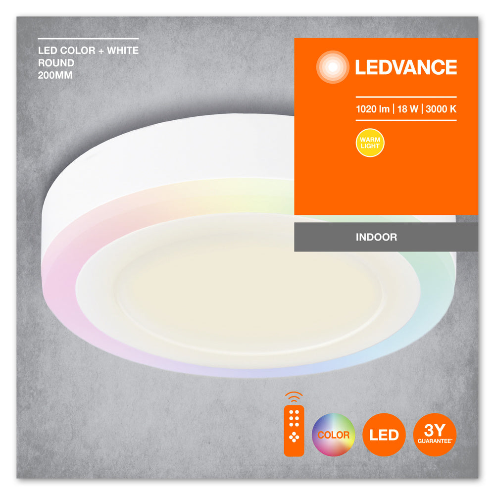LED stropné svietidlo 18W IP20 3000K 110° – stropné LED svietidlo LEDVANCE
