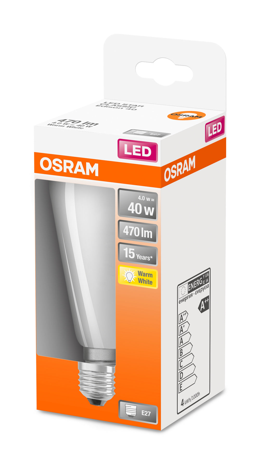 LED stropné svietidlo 4W IP20 2700K 300° – stropné LED svietidlo OSRAM